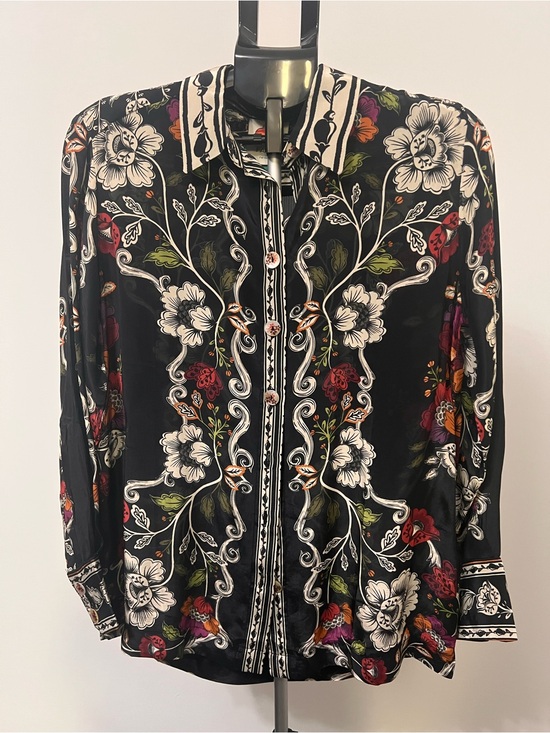 FARM Rio Tops - FARM Rio Anthropologie Floral Button Down Shirt Only NWT Size S Viscose